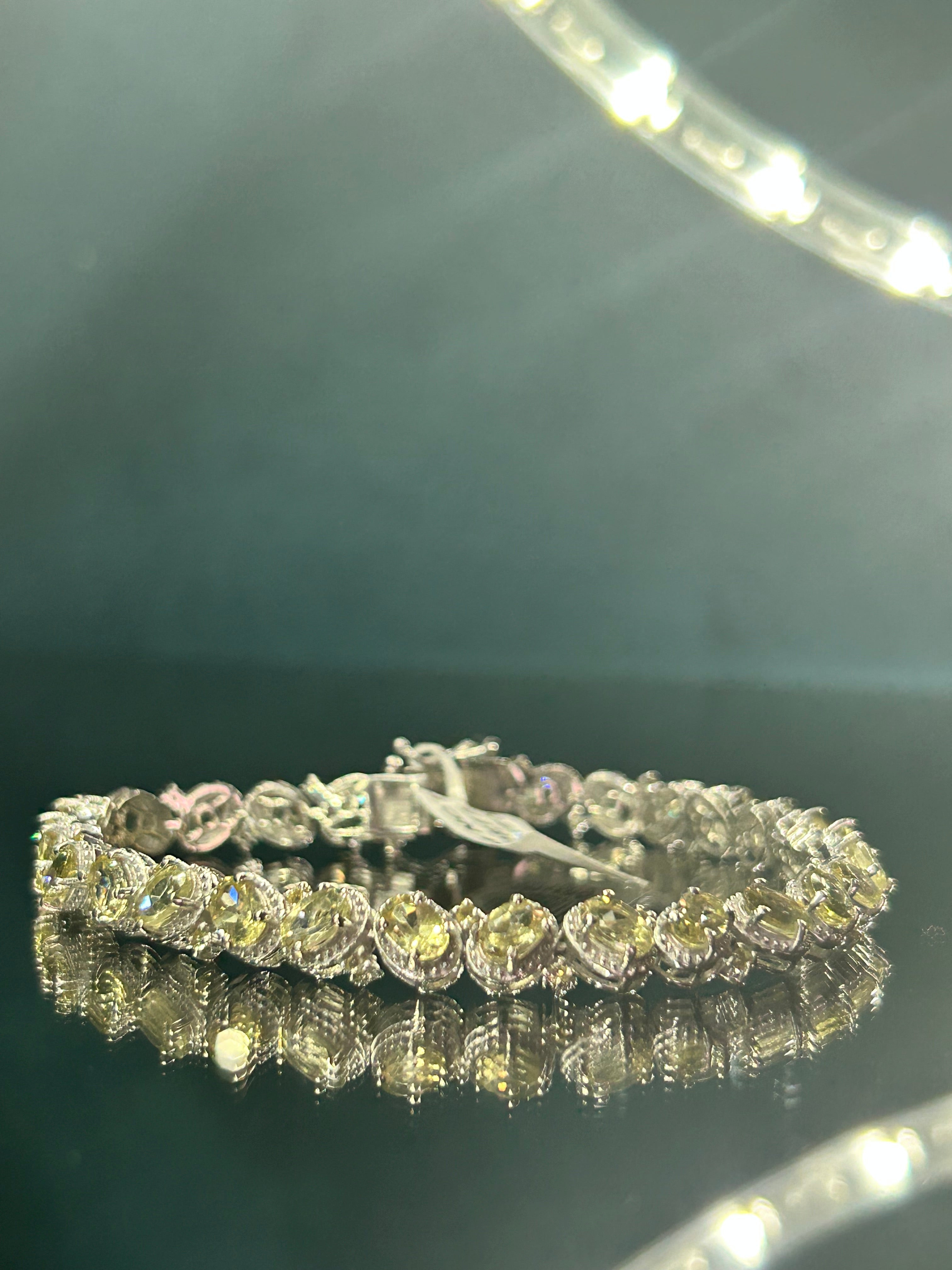 Yellow Apatite and Yellow Sapphire